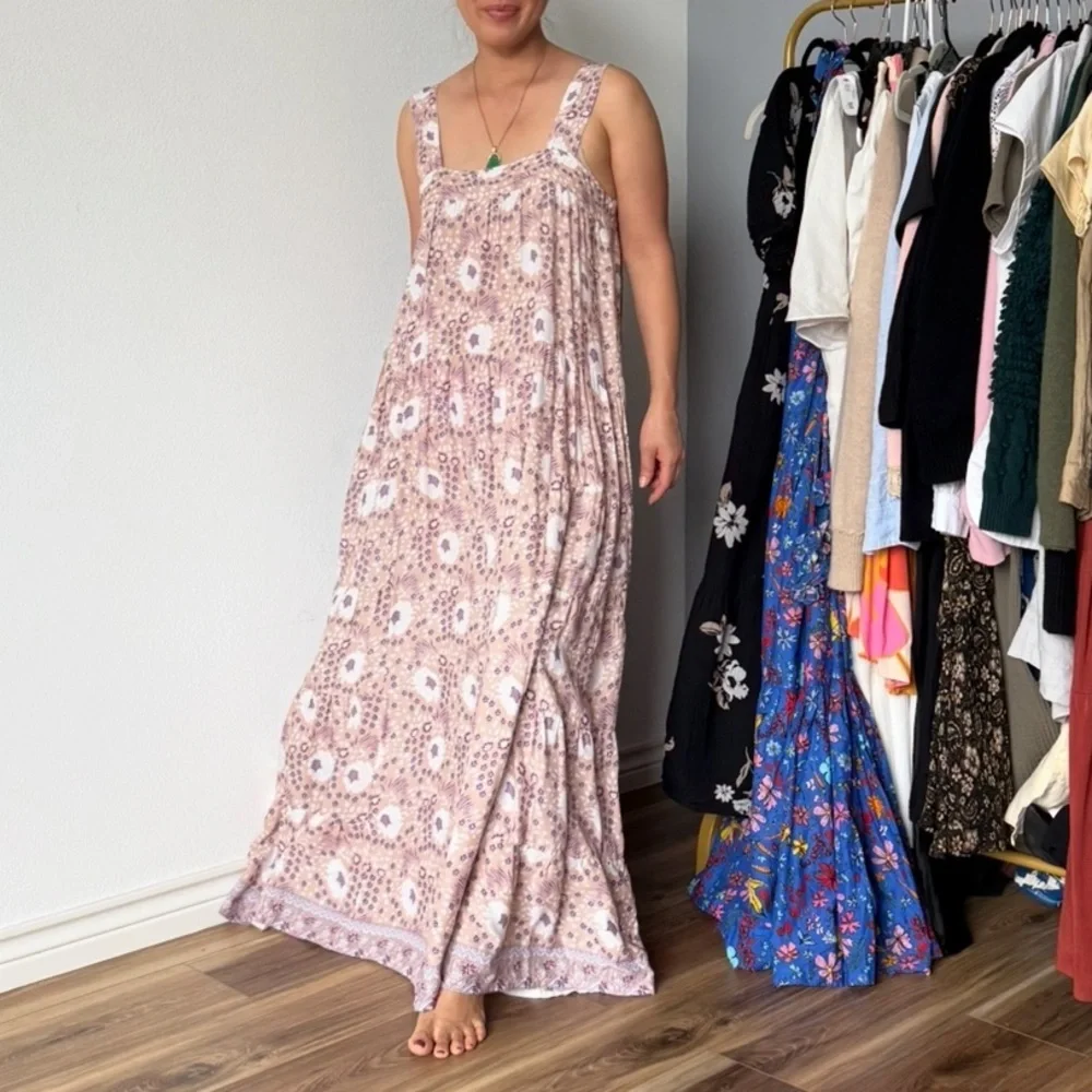 Natalie Martin Floral Sleeveless Maxi Dress